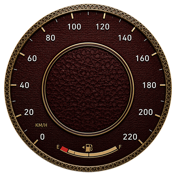 Maroon gauge design